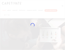 Tablet Screenshot of capetivate.com